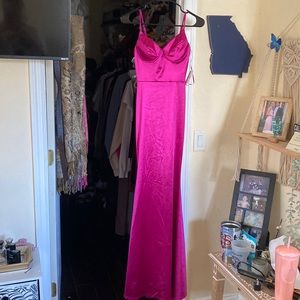 Hot pink formal dress from Windsor